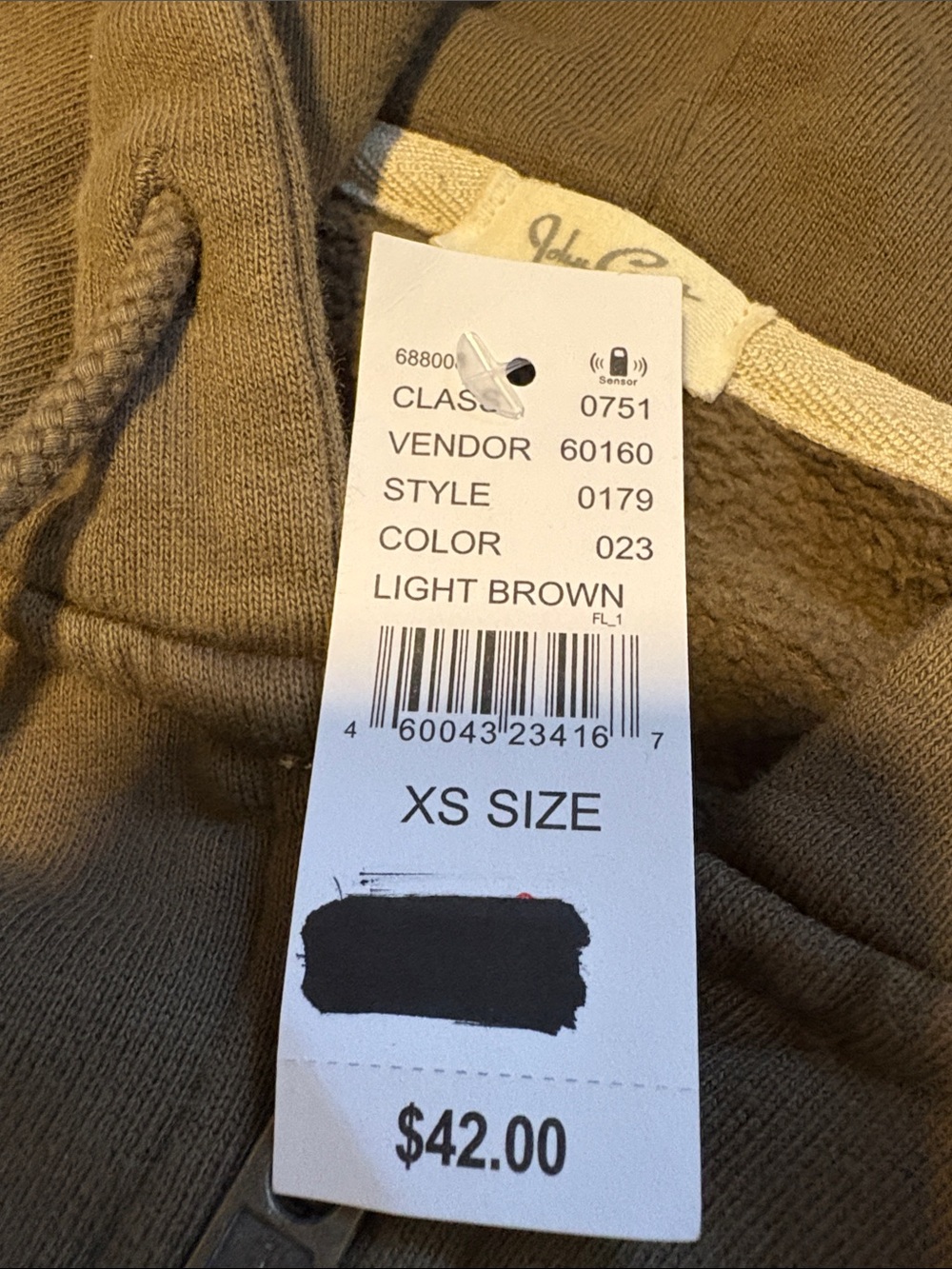 NWT Brandy Melville John Galt Hoodie Sweatshirt Jacket - Picture 4 of 7